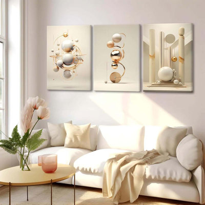 3 Piece Wrapped Canvas Print