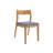 Modern Solid Wood Dining Chair with Upholstered Cushion (2 Pack)-459420459-434809191