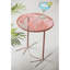 Table bistro en fer avec chaise Flamingo