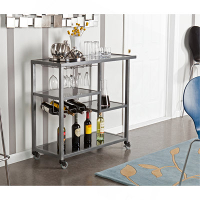 Zephs Bar Cart by Latitude Run