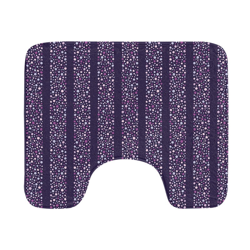 Tapis de salle de bain en U Asbtract
