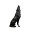 Wolf Bronze Garden Statue