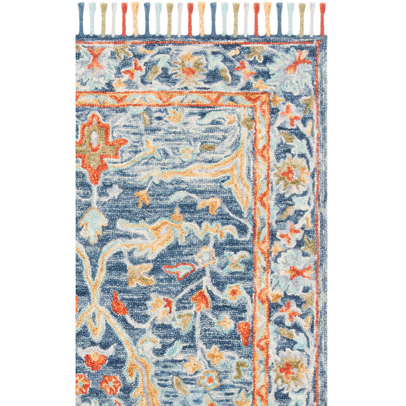 Vahakn Hand Tufted Wool Oriental Rug, Rectangle 8' x 10'