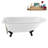62" Streamline Clawfoot Tub,Tray,Drain, Clawfeet-101628982-102218225