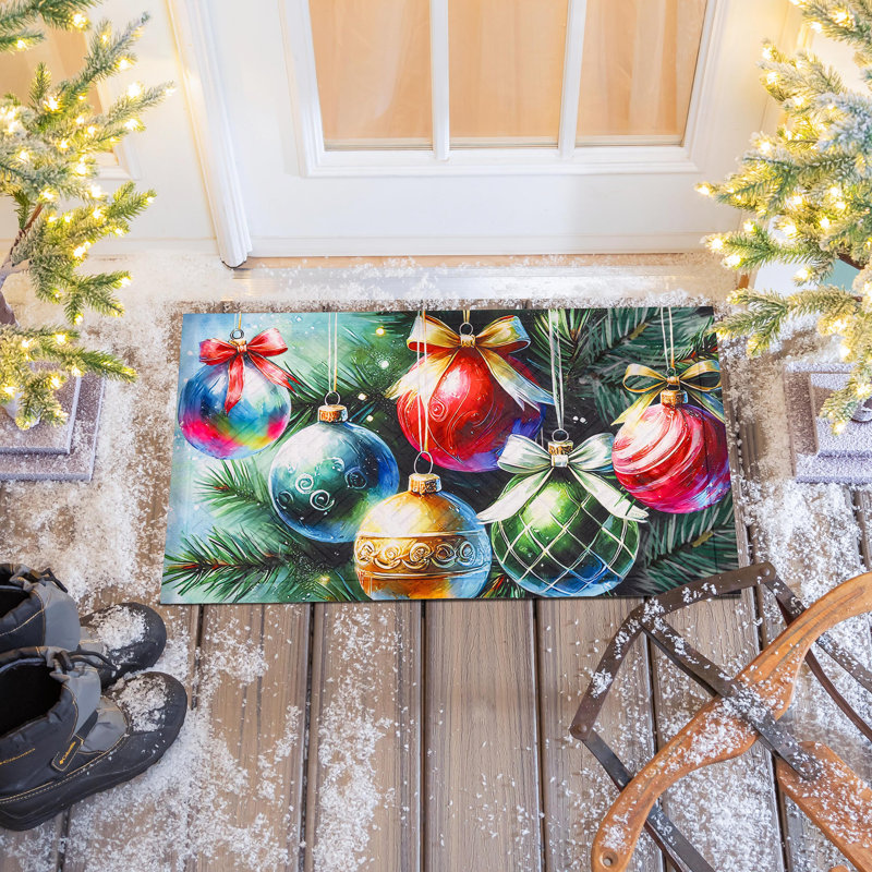 Tapis en relief Holiday Ornaments
