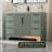 48" Single Bathroom Vanity Set With Resin Sink Top, Faucet, Assembly Required-849732724