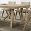 Ensemble de salle à manger contemporain en placage de chêne 7 pièces avec accoudoirs rembourrés en polyester 6 pièces 1 table