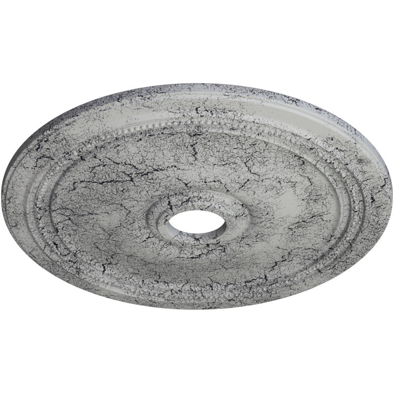 24 po de diamètre extérieur x 3 5/8 po de profondeur x 1 1/4 po de médaillon de plafond Diane (convient aux auvents jusqu'à 6 1/4 po)