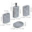 4 Piece Bathroom Accessory Set