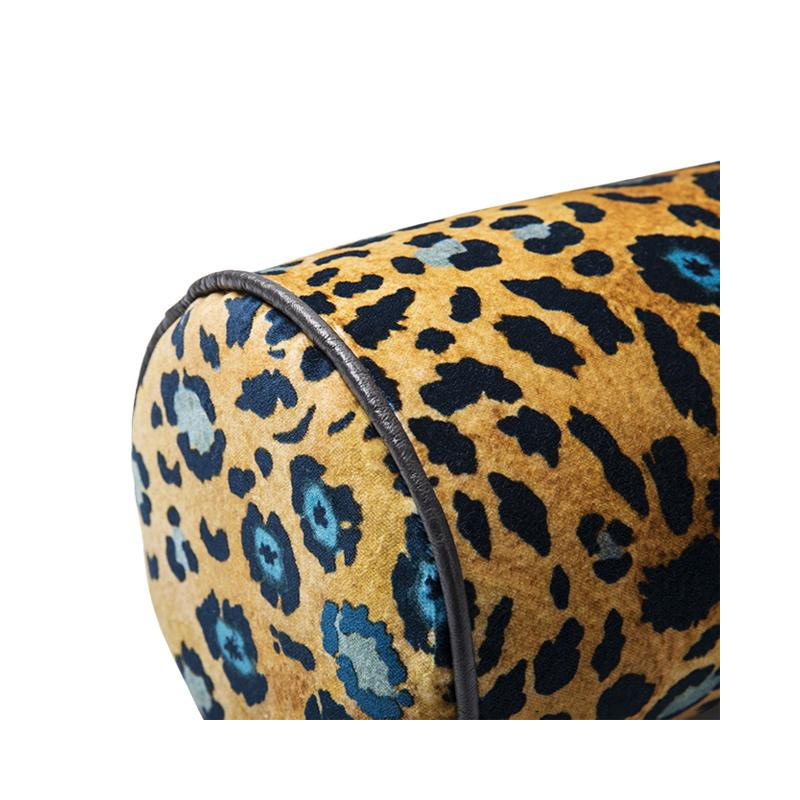 Ardmore Velvet Bolster Pillow, Midnight