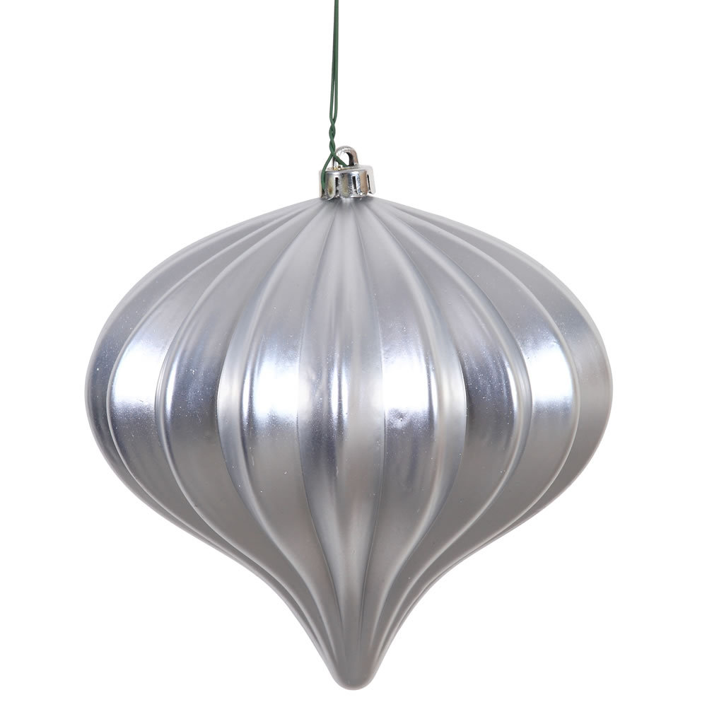 5.7" Onion Christmas Ornament UV, Silver