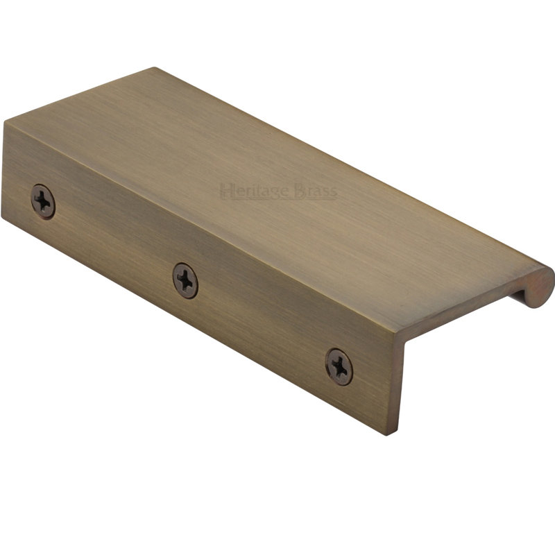 Heritage Brass Heritage EPR Edge Pull Cabinet Handle, Antique Brass