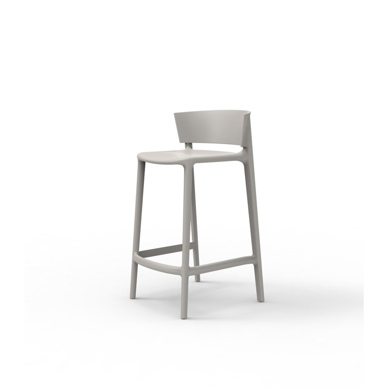 Tabouret de comptoir Afrique, Écru, Tabouret de comptoir (siège d'une hauteur de 26 p