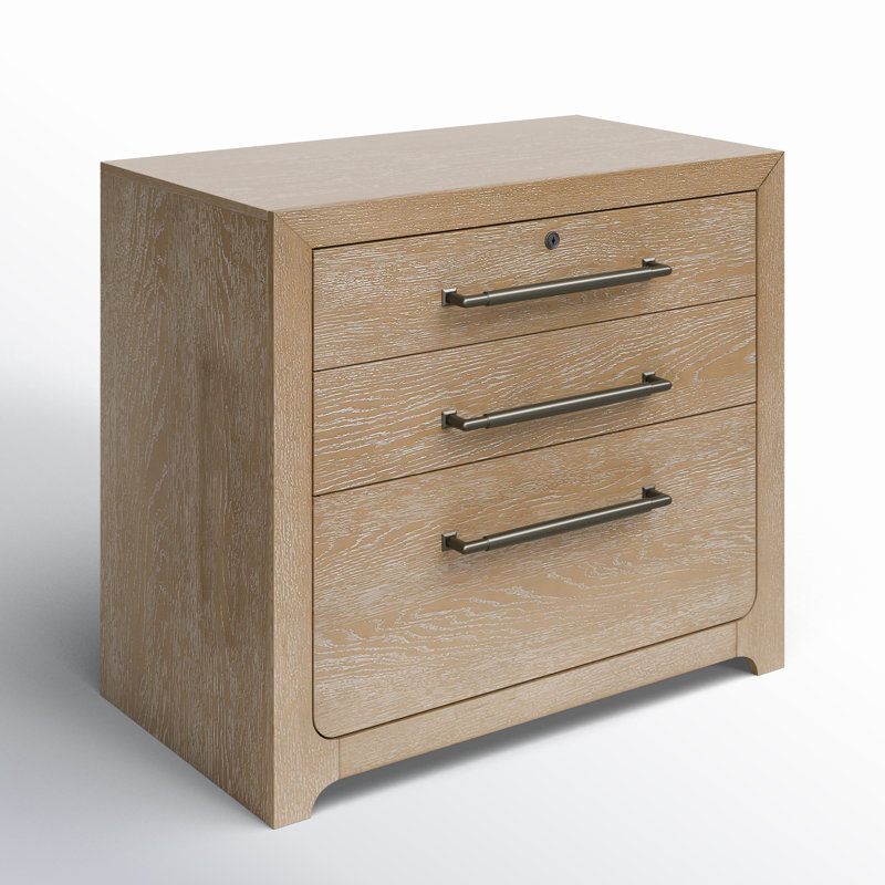 Fitzgerald 3 - Drawer Vertical File Cabinet
