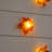 5Ft. Pre-Lit Autumn Maple Leaf Artificial Fall Garland With 10 Warm White LED String Lights - Set Of 3