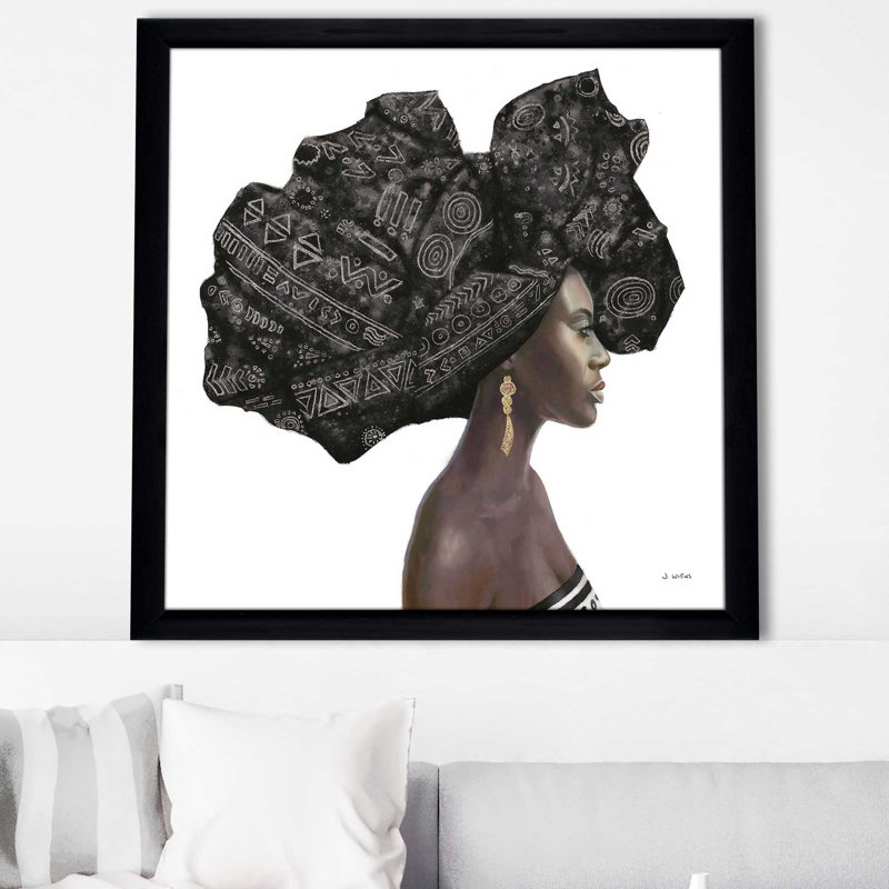 «Pure Style II Black» par James Wiens, Cadre noir, H 31 po x l 31 po x P 1 po