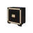Black/Gold Nightstand