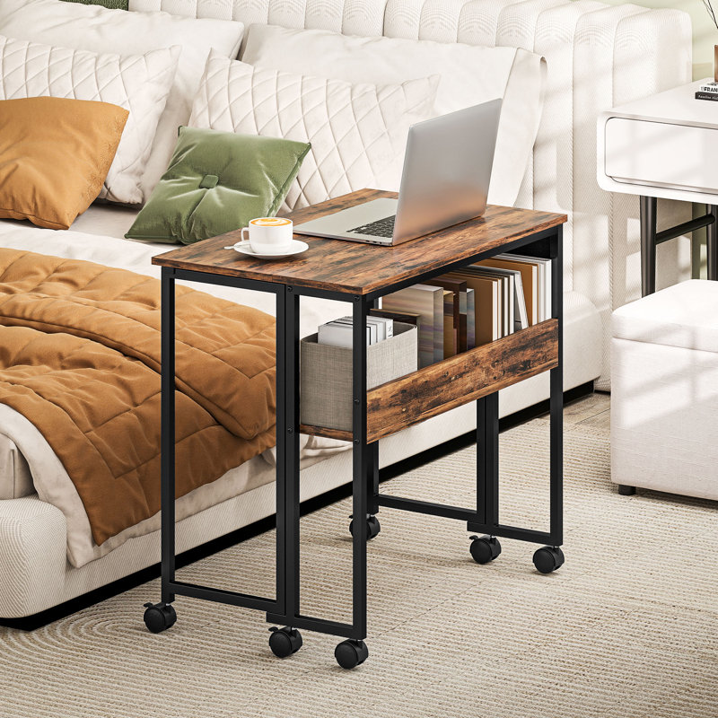 Writing Desk, 75cm H x 80cm W x 50cm D, Rustic Brown/Black