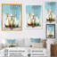 Art contemporain bleu poterie II - Boho-305199071-305199070