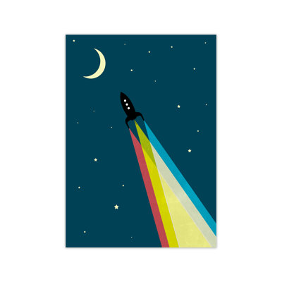 Rocket Bedroom A - Print