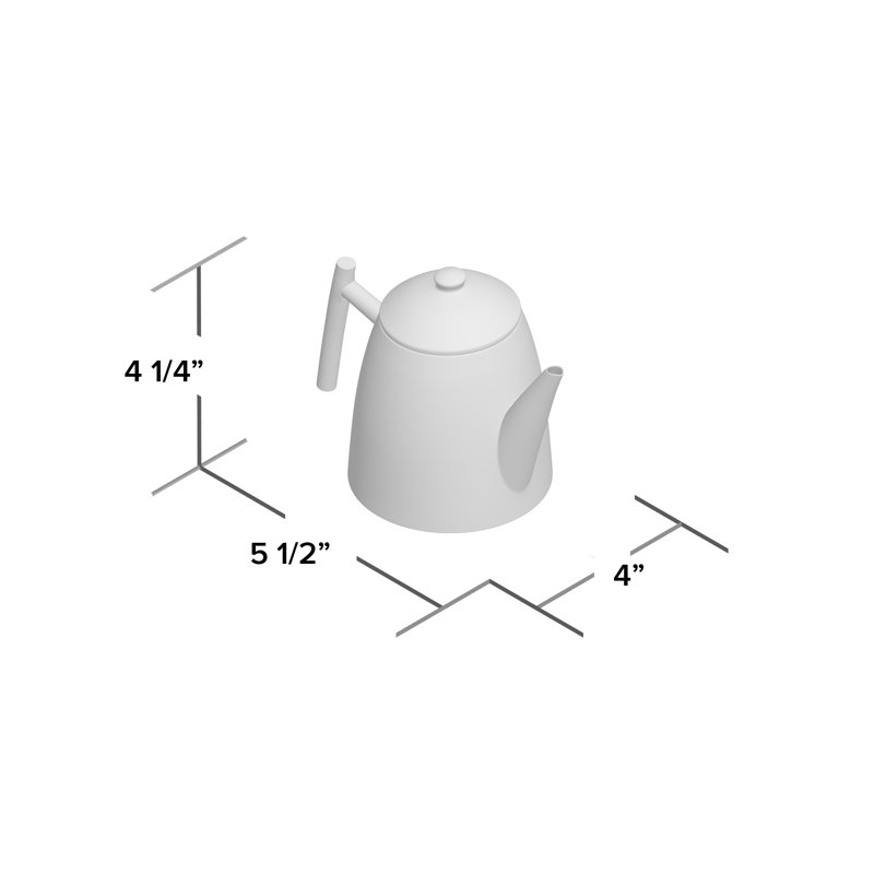Guyapi 0,69 pte Théière avec infuseur, 0,44 pte