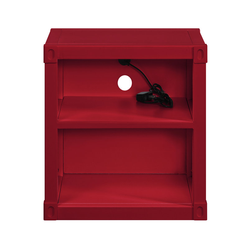 Table de bout Table de chevet moderne, Rouge