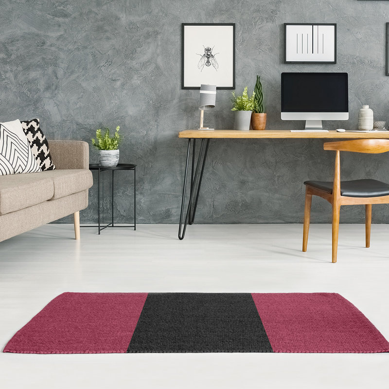 Tapis en poly à rayures de football arizona, Rectangle 4 pi x 6 pi