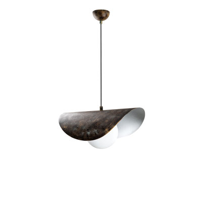 Elegant Adjustable Chandelier, Antiquation Finish, 15.7 x 9.8 x 5.9 inches | Metal Body, Height Adjustable from 9.8 to 44.1 inches | Fits E27 Bulb (Max 40W, Not Included) | Perfect for Dining Room or Living Space
