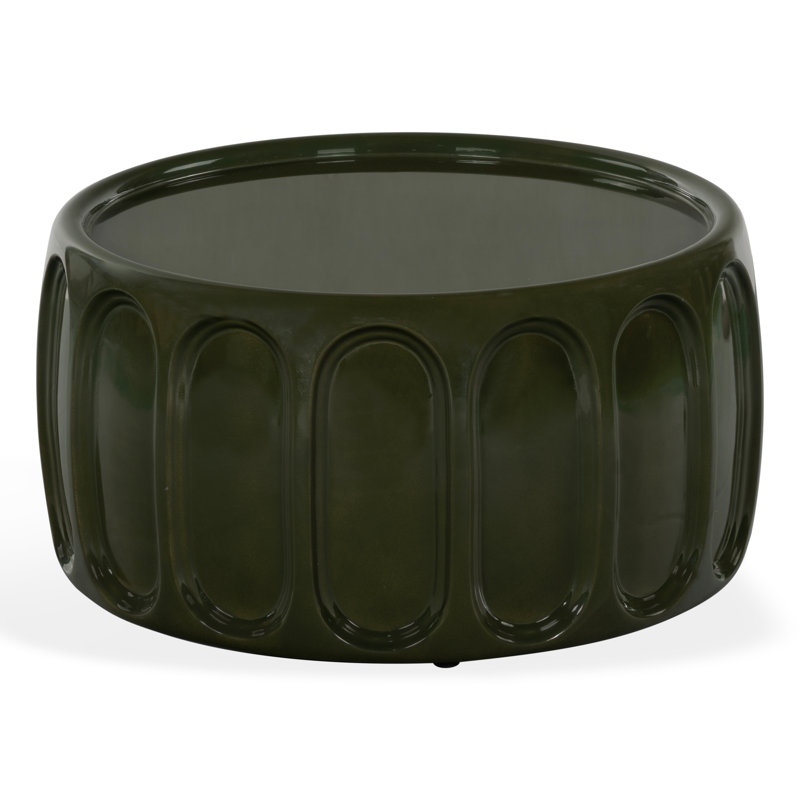 Table basse en béton Josianna Small, 26,8 x 26,8 x 14