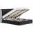 Queen Size Lift Up Storage Bed, Upholstered Velvet Bed Frame with Storage Headboard, Metal Platform Bed, No Box Spring Needed, Solid Wooden Slats, Noise Free, Black-283255569-283255571