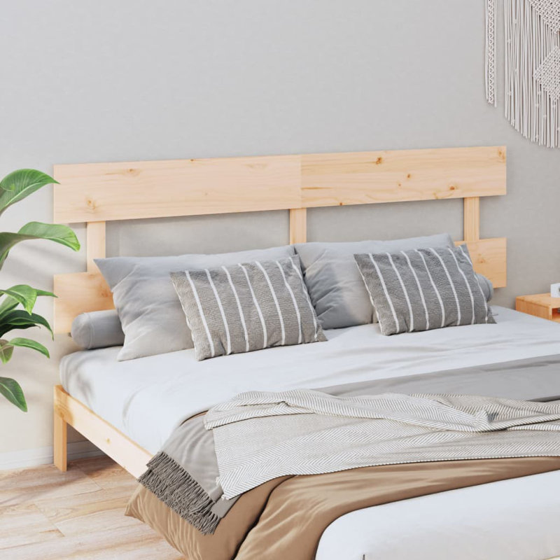 Diomede Solid Wood Headboard, Small Double (4'), Brown