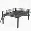 Lit mezzanine avec bureau Gaming, DEL