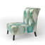 Fauteuil de chambre rembourré Turquoise-46367175