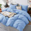 3-Piece Dyed Duvet Cover Set With Pillowcases-115637883-115637884