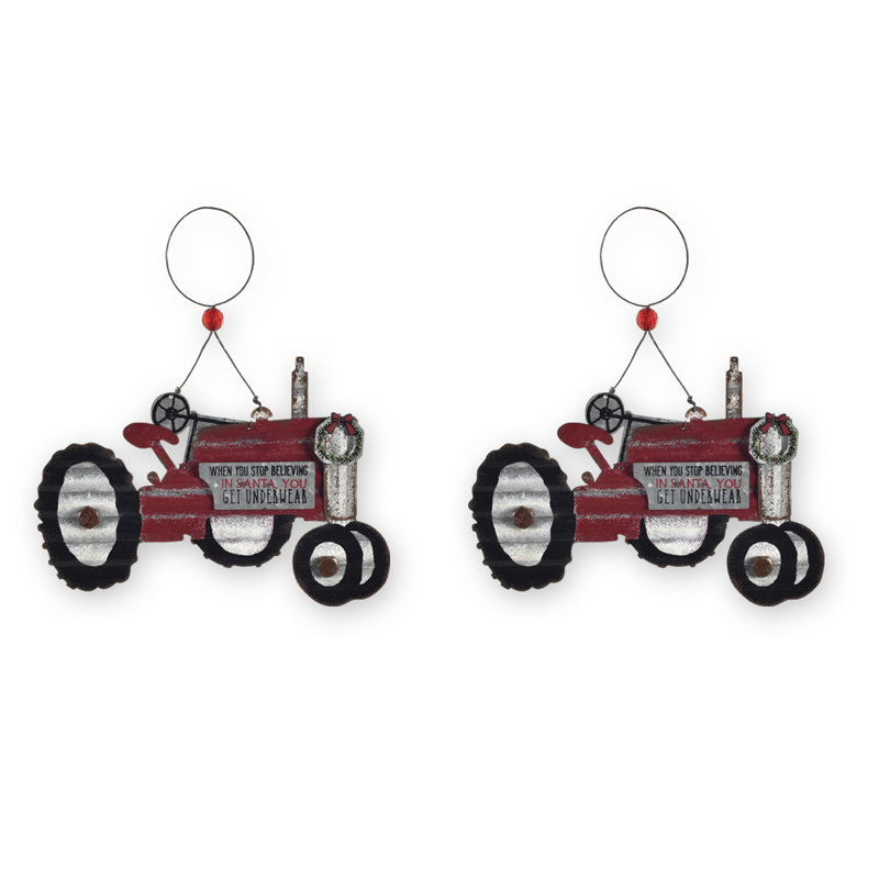 6.5'' Metal Holiday Shaped Ornament