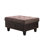 Repose-pieds de rangement en flanelle et en PVC de 35 pouces