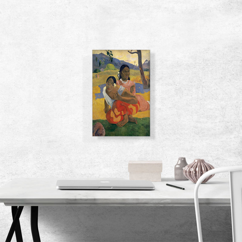 «When Will You Marry» 1892 - reproduction d'art, H 18 po x l 12 po x P 0,75 po