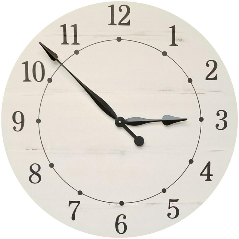 Très grande horloge murale Brassfield, Très grand