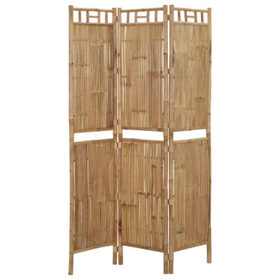 Bay Isle Home 4-Panel Room Divider Bamboo