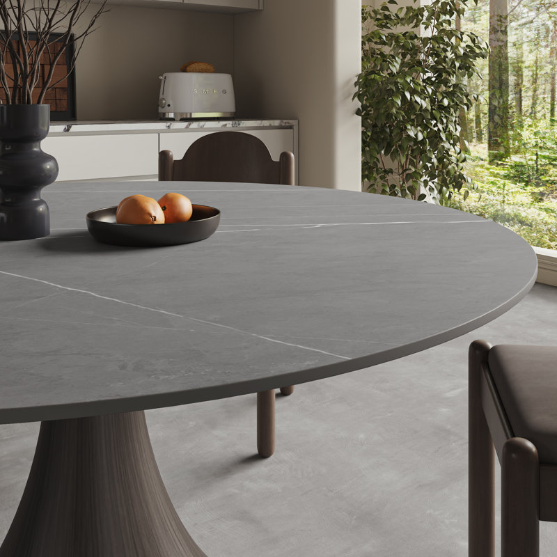 Table de salle à manger Mid-Century, H 29,52 po x L 47,24 po x l 47,24 po