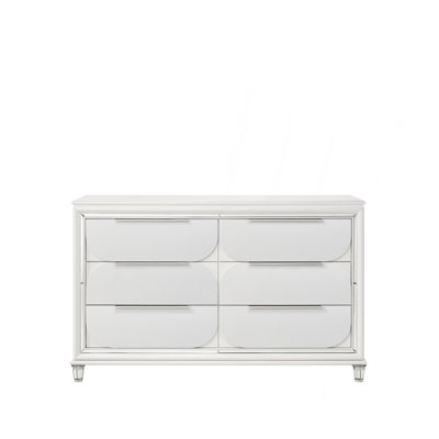 Pearl White Finish Dresser