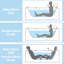 Baignoire de massage 59 pouces 16 jets pour deux personnes, conception d'angle en acrylique avec chauffe-eau, arc-en-ciel et retraite relaxante deux, éclairage système, utilisation à domicile