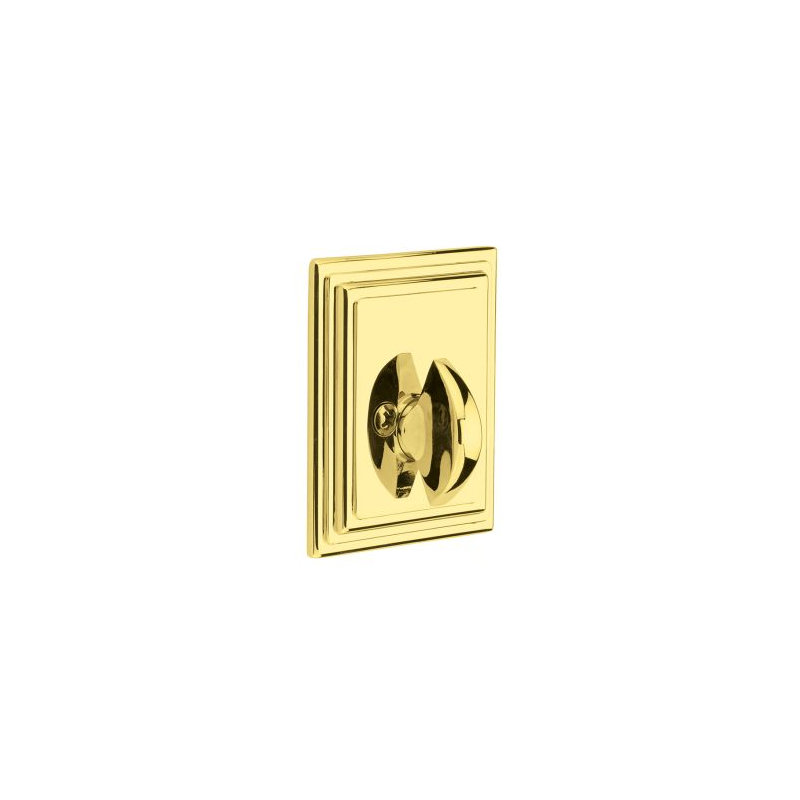 Wilshire Single Sided Deadbolt Unlacquered Brass Finish, Satin Nickel