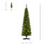 Arbre de Noël artificiel 6 pi avec lumières DEL blanc chaud 6 pi
