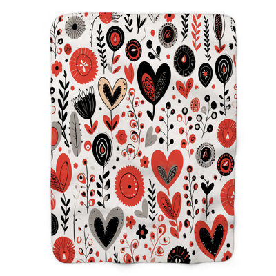 Nordic Love Patterns - 1 pièce Sherpa Premium