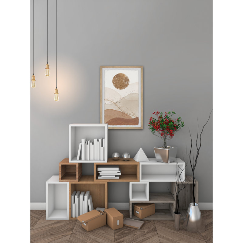 Clair de lune brillant - peinture encadrée, H 45 po x l 30 po x P 1,5 po