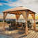 10 pi. L 10 pi. D Pavillon de jardin en fer