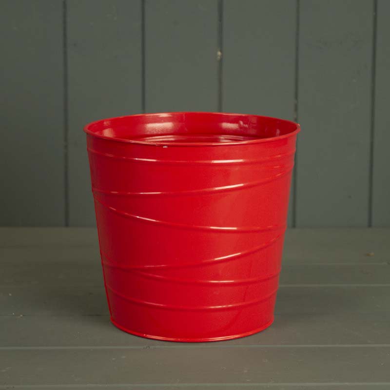 17.5cm Zinc Pot Weight-212g, Red