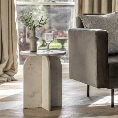 Amalfi Marble Side Table