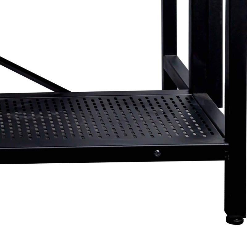 Kitchen Island, Bakers Rack, Island Table For Kitchen,3 Tier Microwave Stand Oven Shelf With Storage, Storage Shelf For Kitchen Dining Room Living Room,3 Hooks